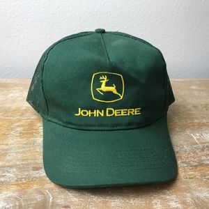 John Deere Green Trucker Dad Hat Cap